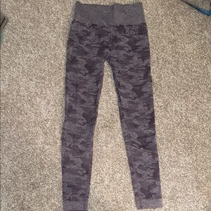Gymshark Gray Camo Leggings